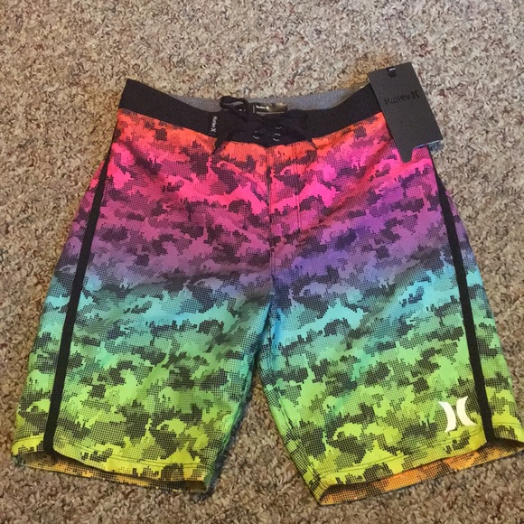 boys hurley swim trunks